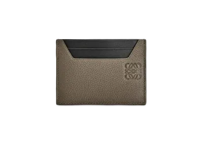 LOEWE Plain Cardholder In Soft Grained Calfskin "Dark Moss"