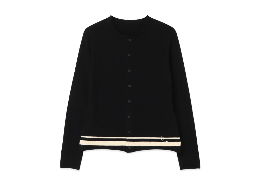 Yohji Yamamoto 12G1P PS EMBROIDERY YOHJI EMBROIDERY CD "Black"