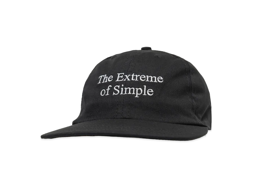 ENNOY Cotton Cap (The Extreme of Simple Logo) "Black" (24SS)