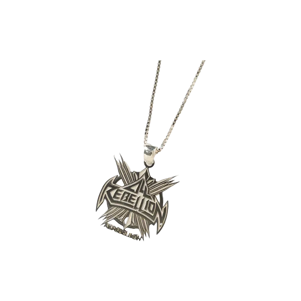 PRO WRESTLING NOAH 25th ANNIV \ 89xiitokyo ALL REBELLION silver necklace "SILVER"