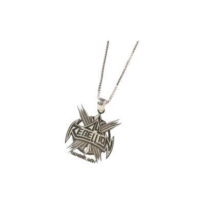 PRO WRESTLING NOAH 25th ANNIV \ 89xiitokyo ALL REBELLION silver necklace "SILVER"