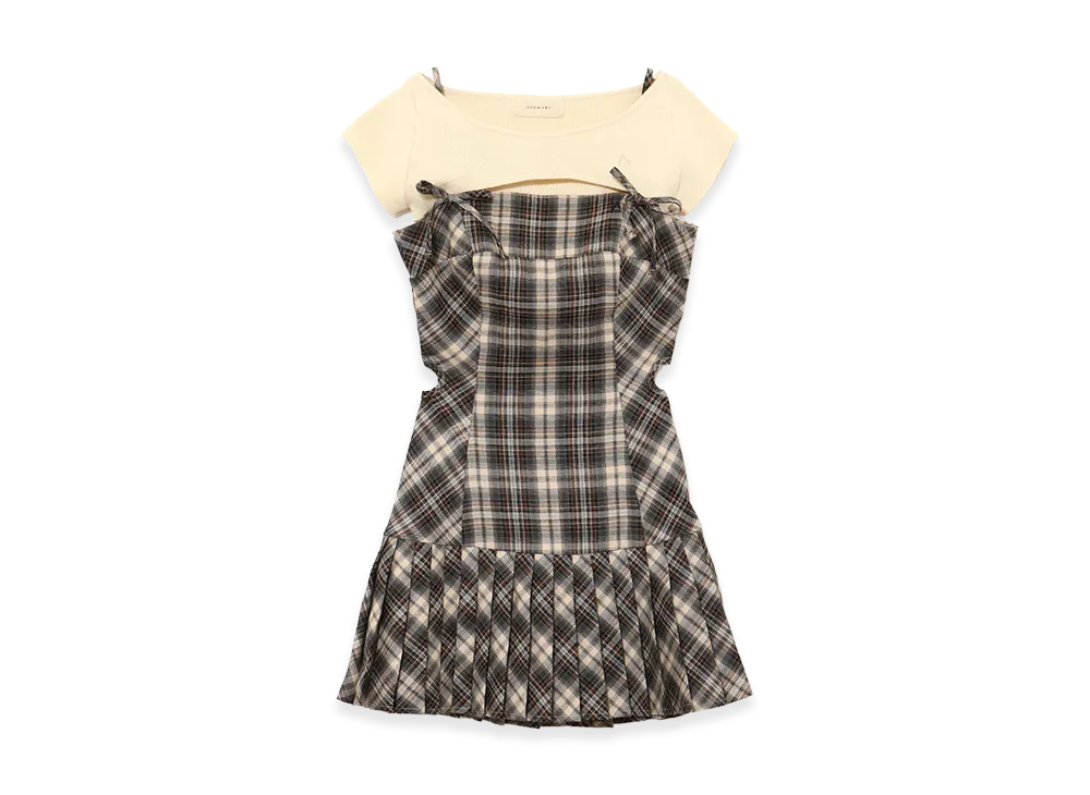 ANDMARY Women's Fairy Chiffon Mini Dress 