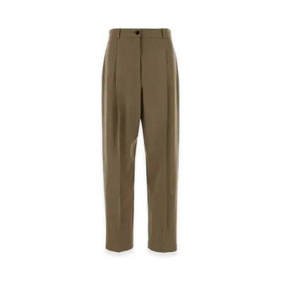 The Row Women's Wool Gianni Pant "Army Green"