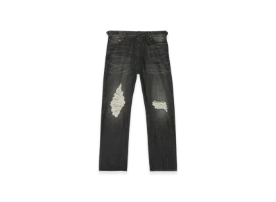 BALENCIAGA Relaxed Fit Rips Pants "Black"