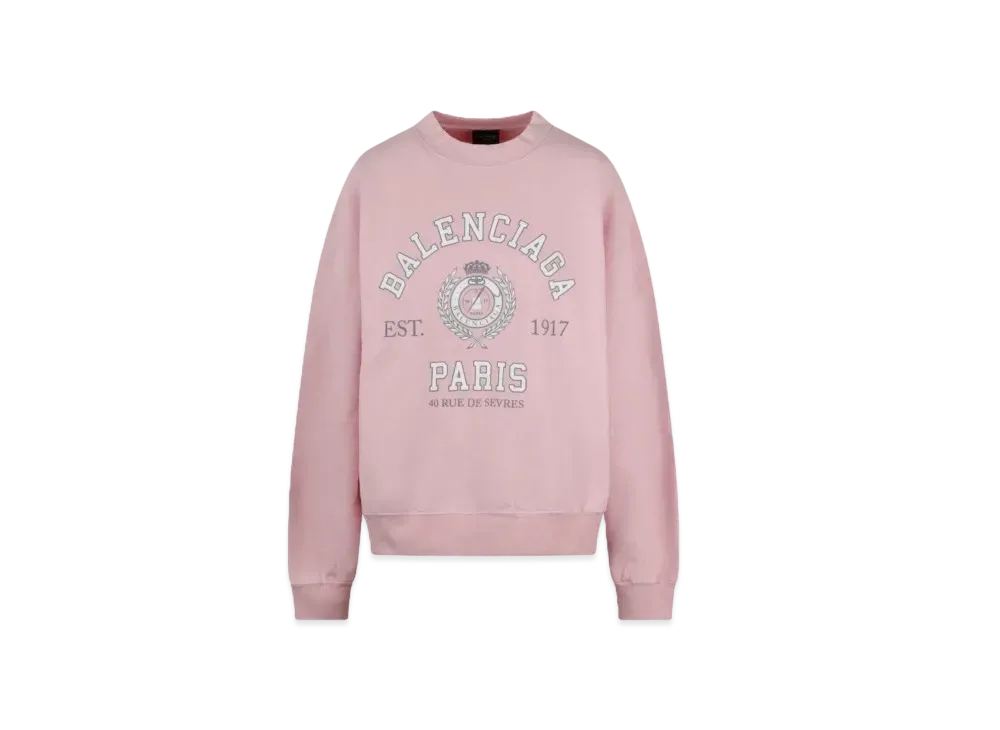 BALENCIAGA College 1917 Sweatshirt "Pink"