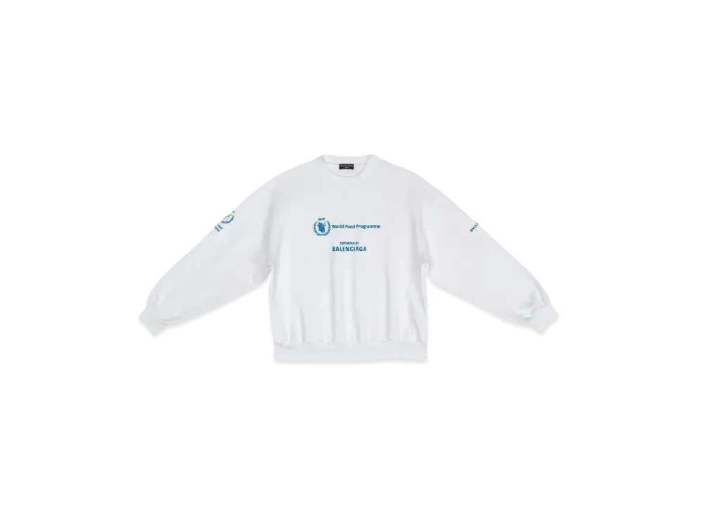 BALENCIAGA Wfp Regular Fit Sweatshirt "White"