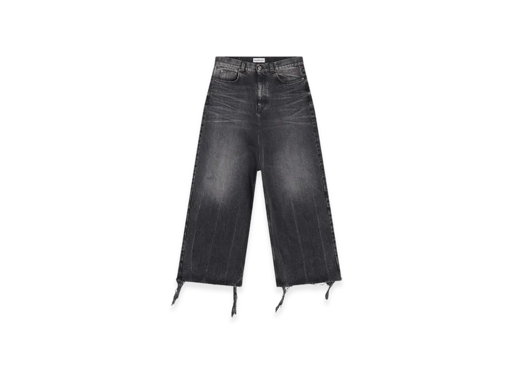 BALENCIAGA Women's Low Crotch Jeans "Black"