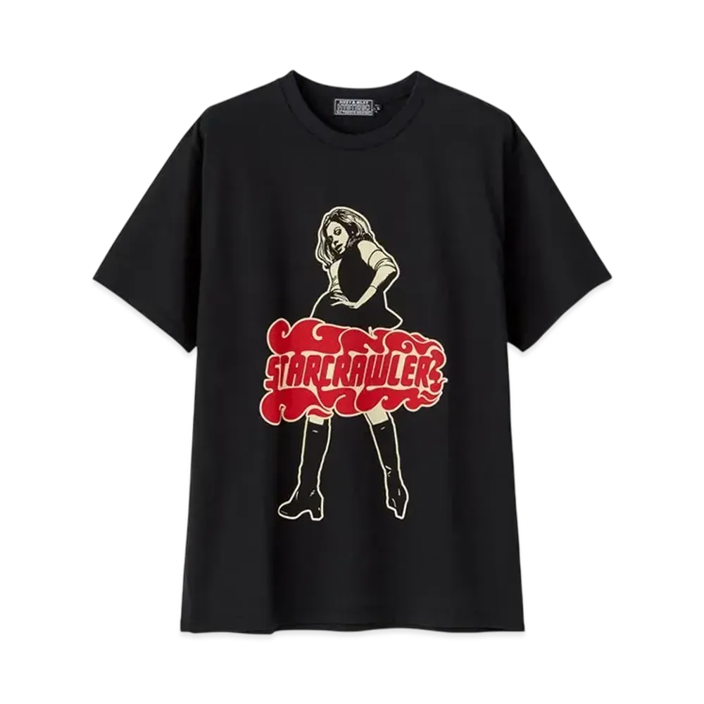 HYSTERIC GLAMOUR x Starcrawler Vixen Girl T-Shirt "Black"