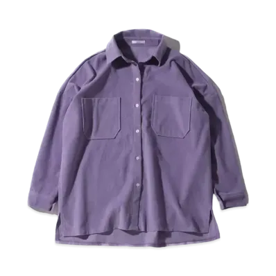 atmos pink Corduroy Haori Tops "Purple"