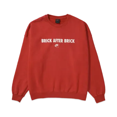 Nike Jordan BIKE AIR x Nigel Sylvester Fleece Crewneck Sweatshirt "Red"
