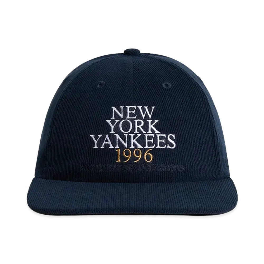 Kith x '47 x The New York Yankees Corduroy Curve Clean Up Cap "Nocturnal"