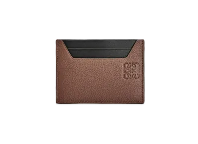 LOEWE Plain Cardholder In Soft Grained Calfskin "Cognac"