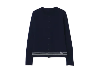 Yohji Yamamoto 12G1P PS EMBROIDERY YOHJI EMBROIDERY CD "Navy"