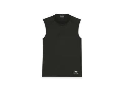 BALENCIAGA 3b Sports Icon Sleeveless Crewneck Top "Black"