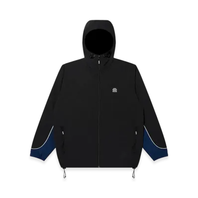 BlackEyePatch Small OG Label Nylon Track Jacket "Black"