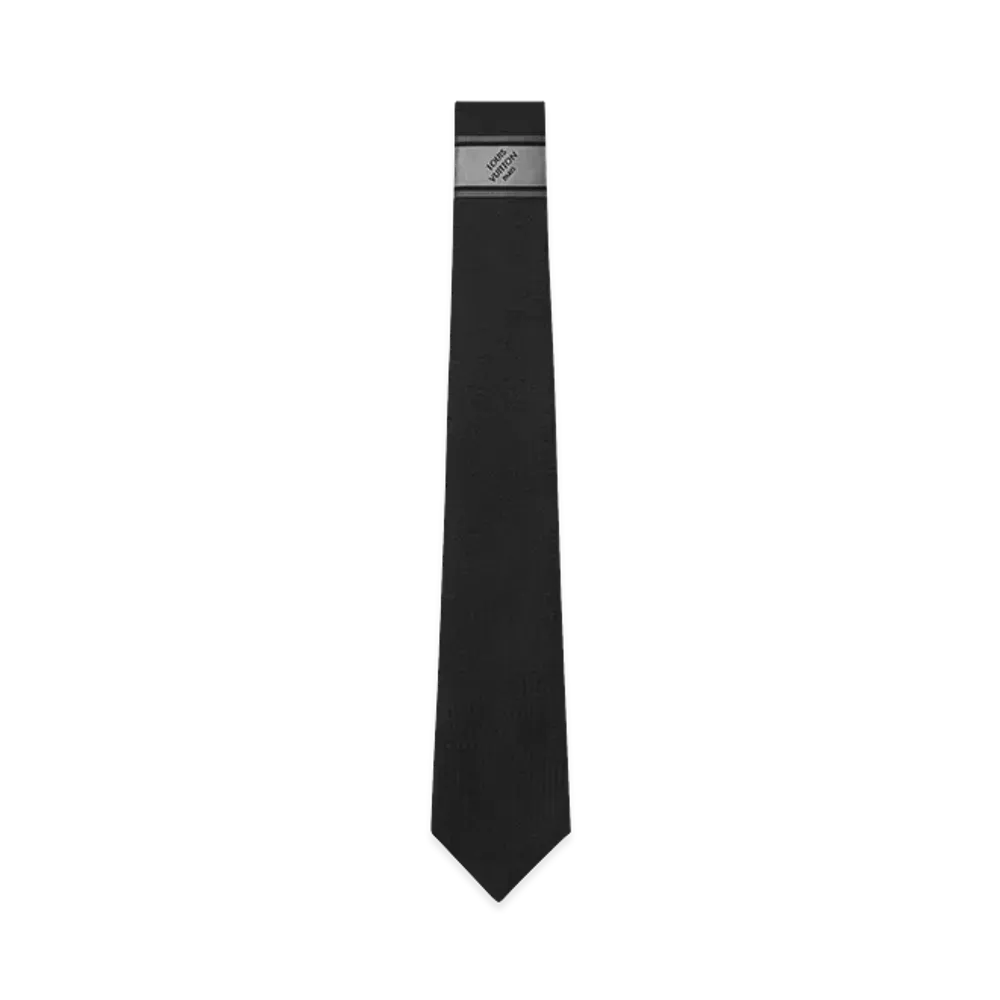 Louis Vuitton Tie LVP Strip "Noir"