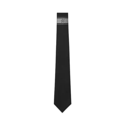Louis Vuitton Tie LVP Strip "Noir"