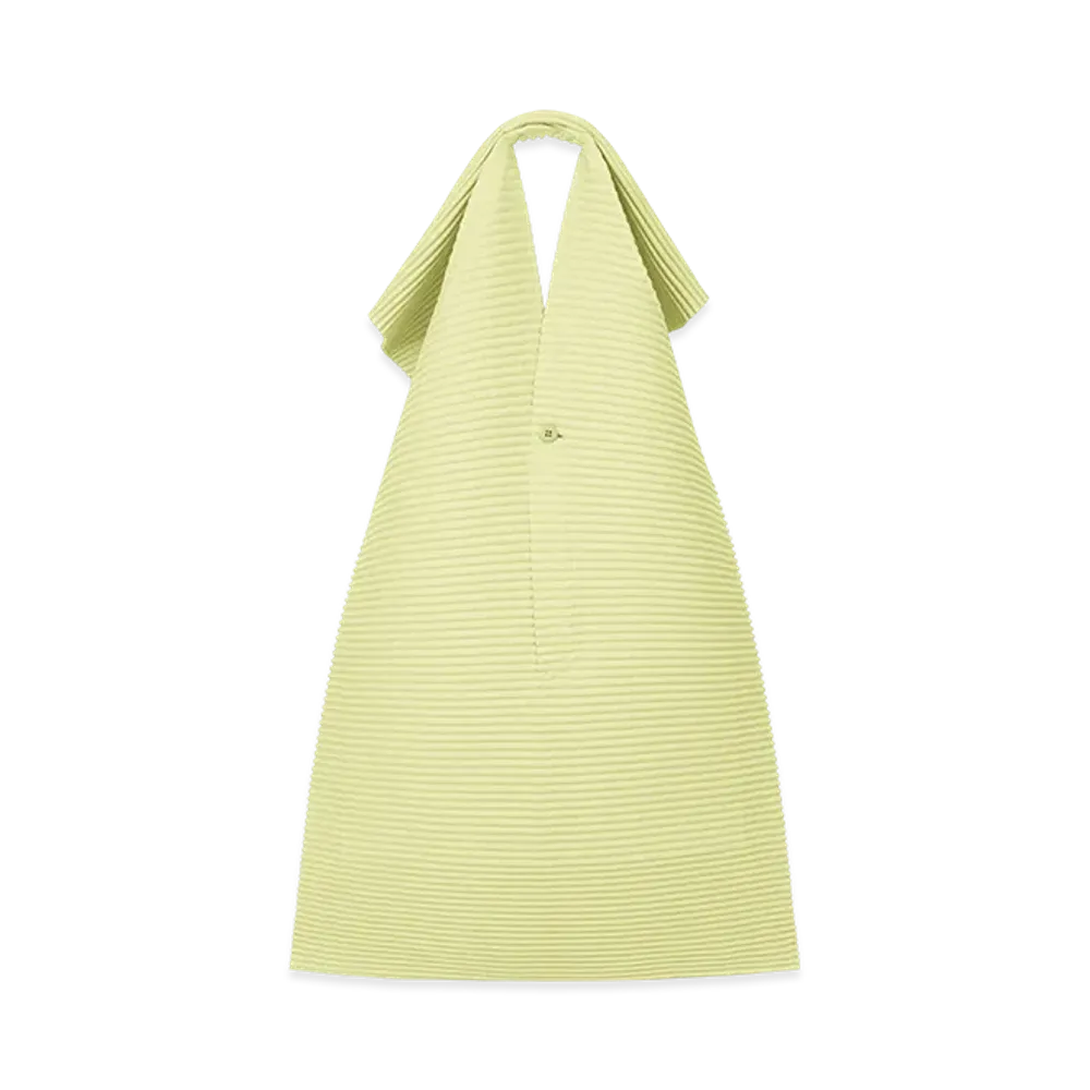 HOMME PLISSE ISSEY MIYAKE Horizon Pleats Bag "Sour Green"