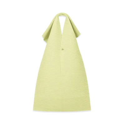 HOMME PLISSE ISSEY MIYAKE Horizon Pleats Bag "Sour Green"