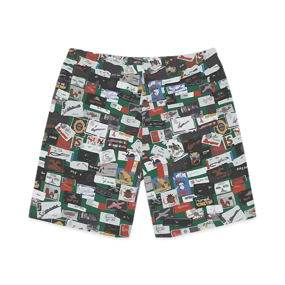 Supreme Labels Pique Short "Green"