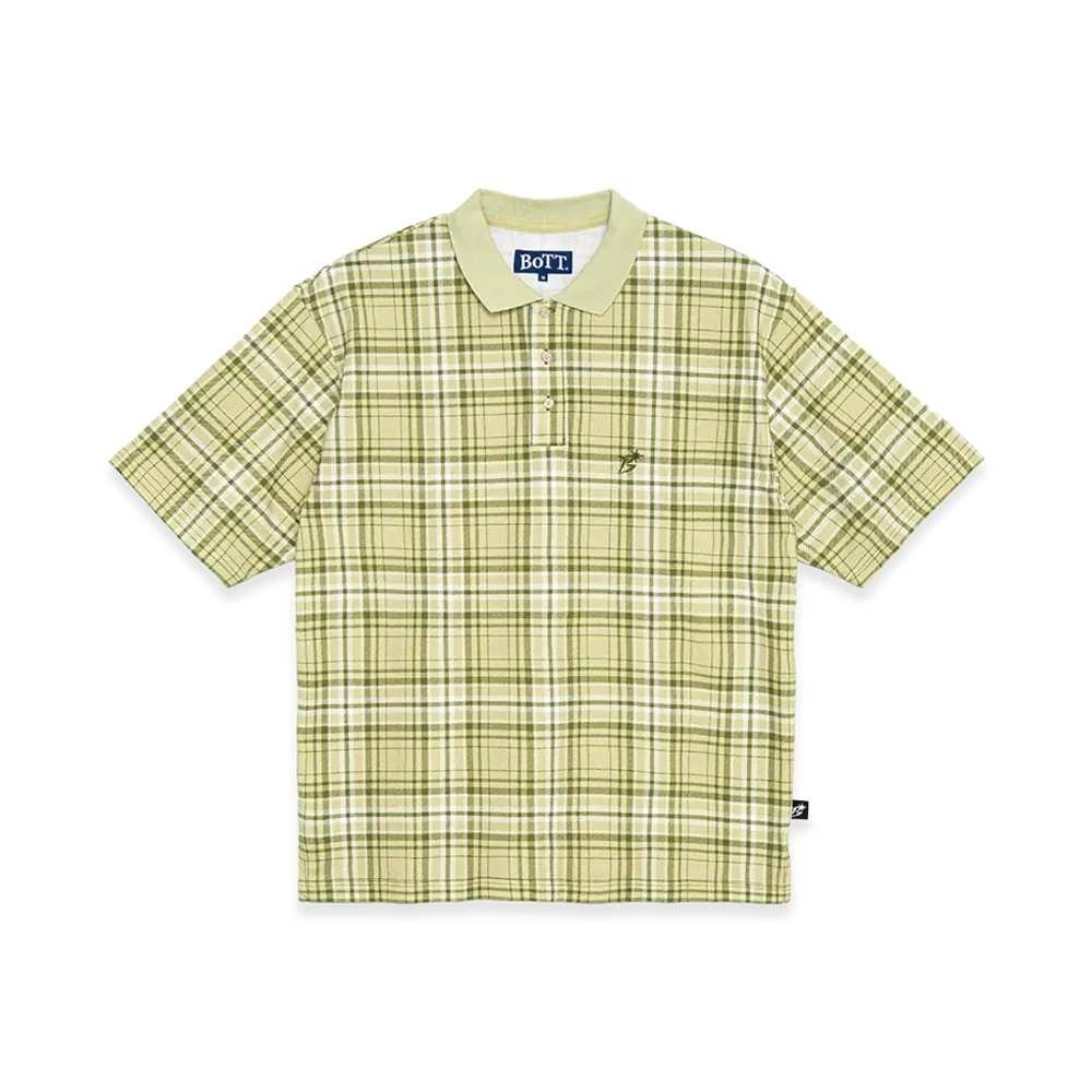 BoTT Plaid S/S Polo Shirt "Green"