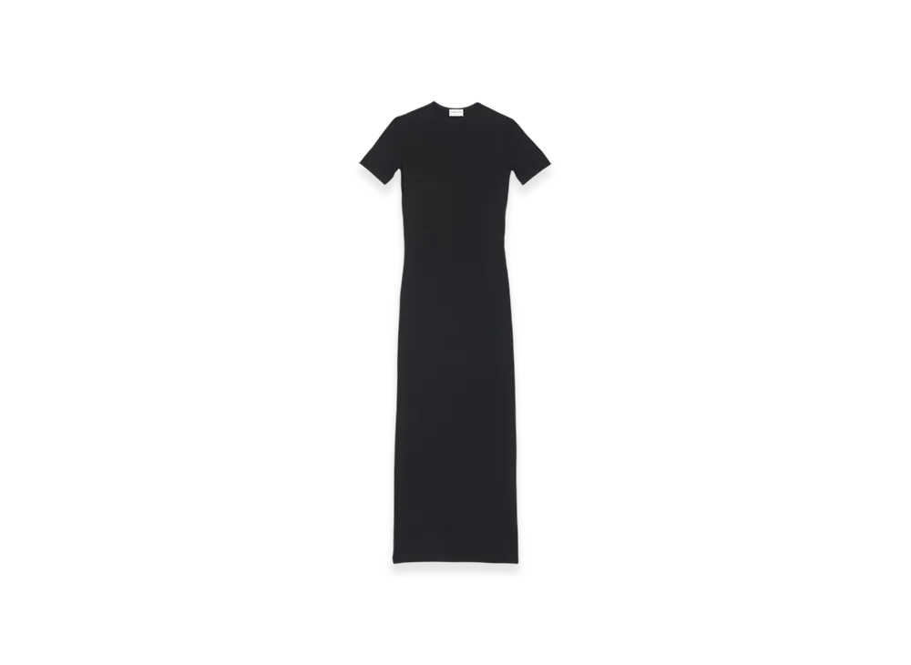 BALENCIAGA Women's Superlong Stretch Dress "Black"