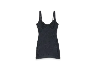 BALENCIAGA Women's Lingerie Mini Dress "Black"