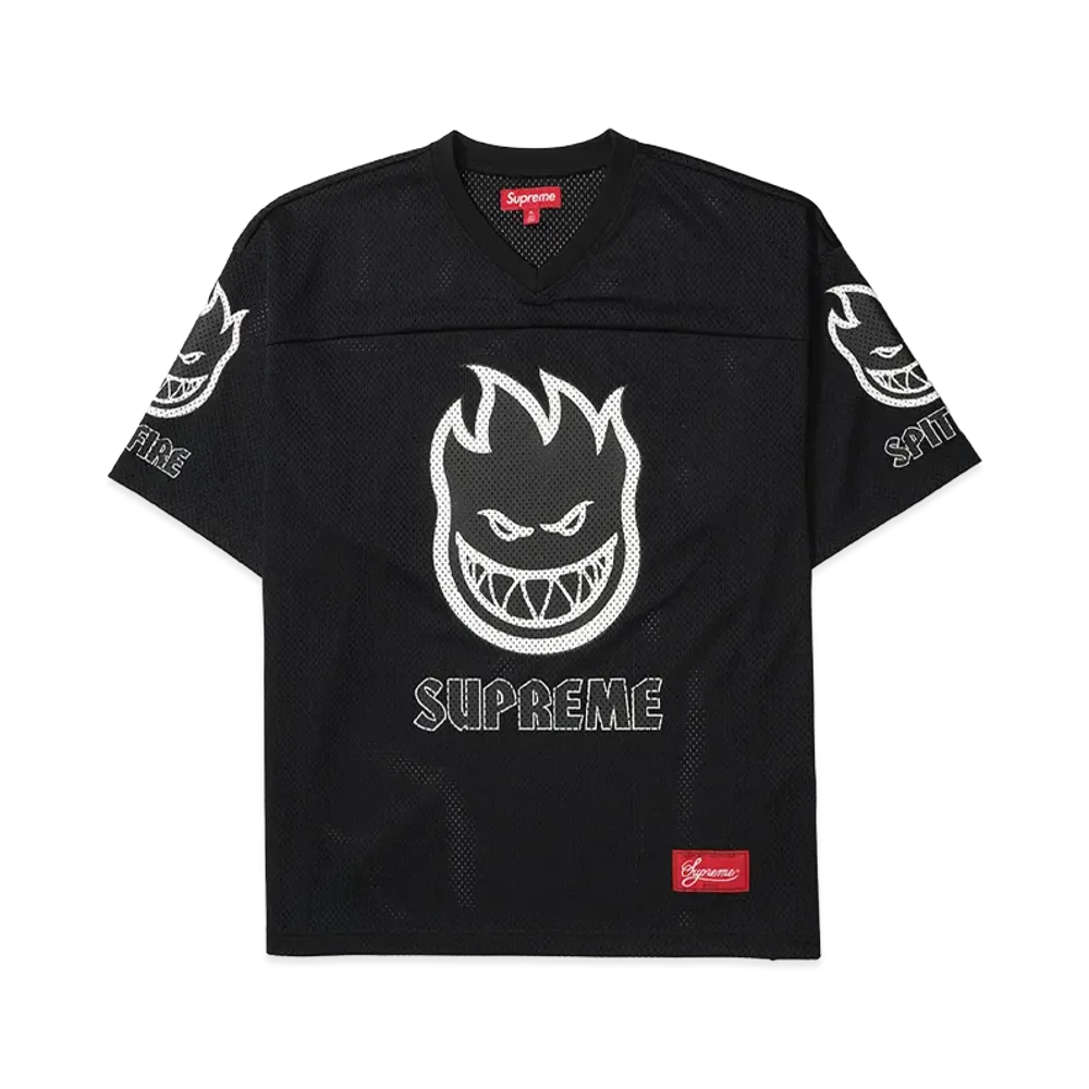 Supreme x Spitfire Football Jersey "Black"