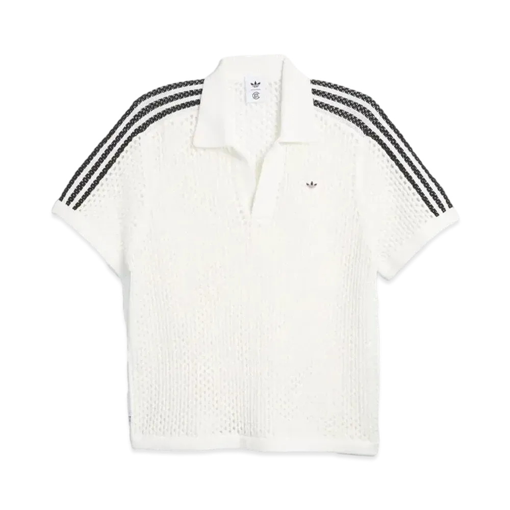 adidas x CLOT Crochet Polo "Core White"
