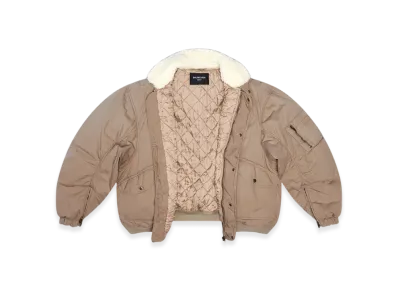 BALENCIAGA Cotton Ripstop Unity Bomber "Beige"