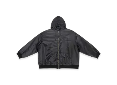 BALENCIAGA 3B Sports Icon Padded Zip-Up Hoodie "Black"