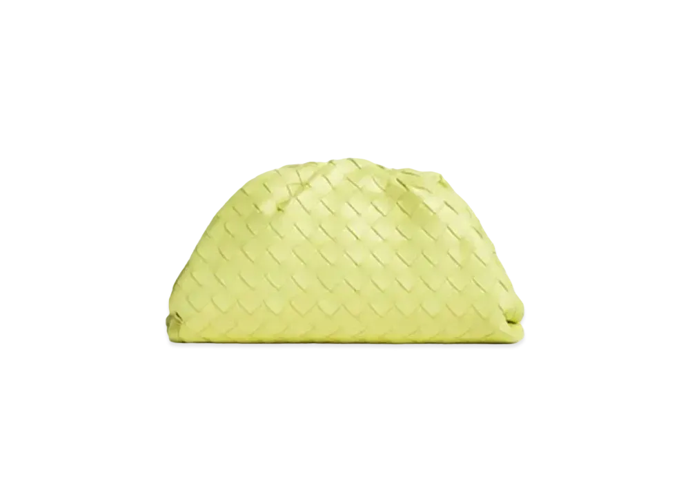 Bottega Veneta Teen Pouch Clutch "Bright Yellow"