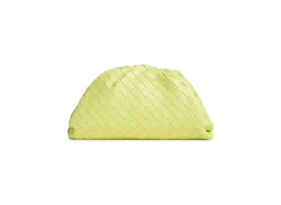 Bottega Veneta Teen Pouch Clutch "Bright Yellow"