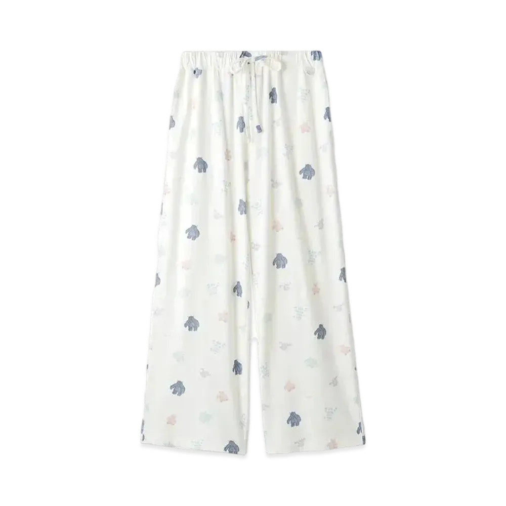 GELATO PIQUE Halloween Collection 'PIQUE MONSTER' Monster Pattern Long Pants "Off White"