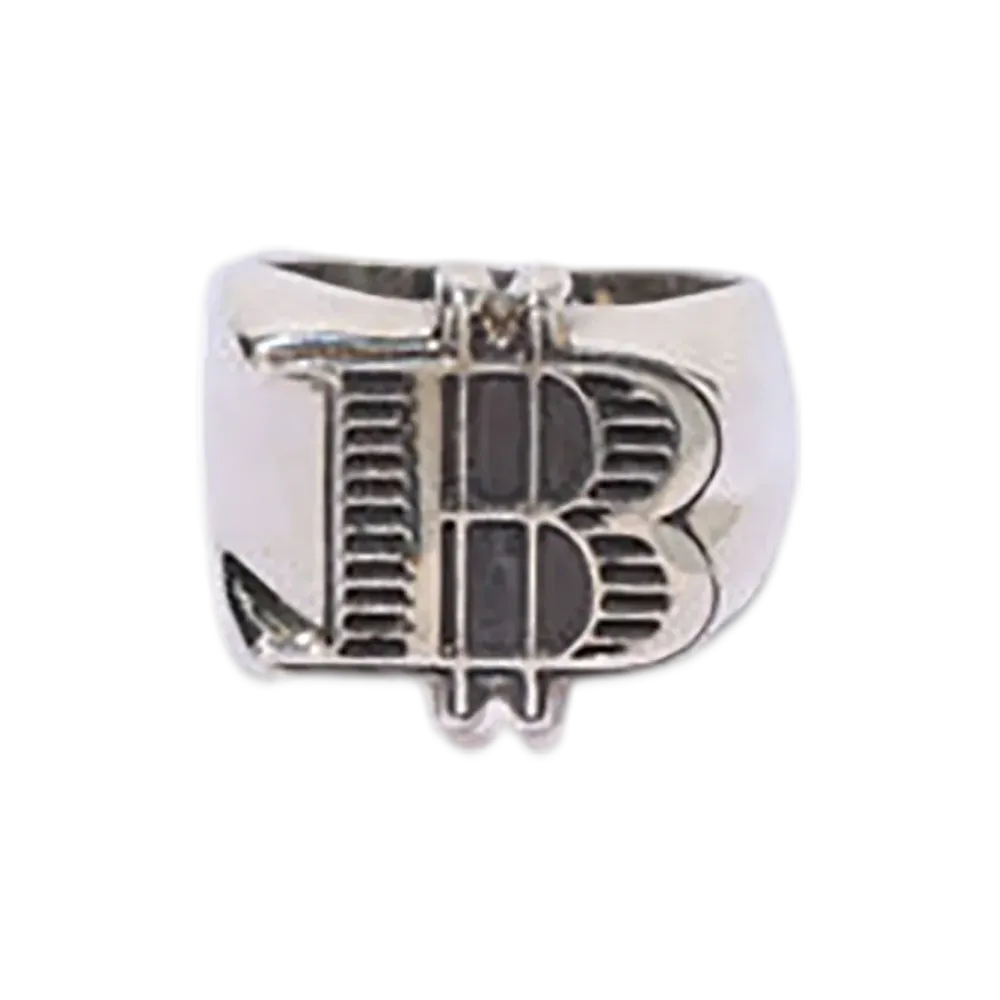 A BATHING APE B Logo Ring "Silver"