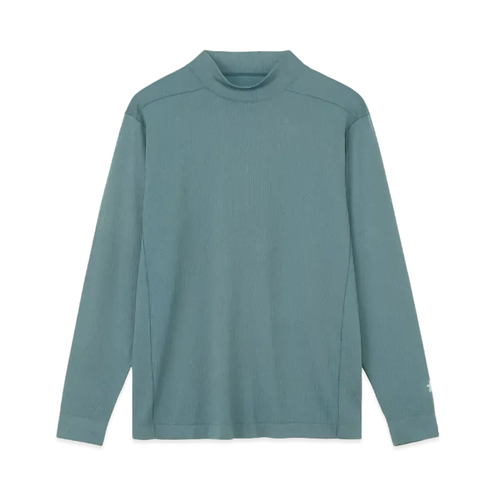 Goldwin Convexity Comfort Mockneck Long Sleeve T-Shirt (Unisex) "Blue Steel"