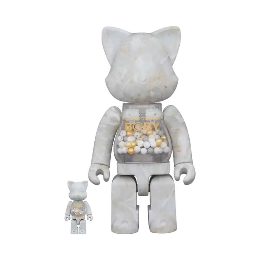 Bearbrick My First NY@BRICK B@BY Marble Ver. 100% & 400%