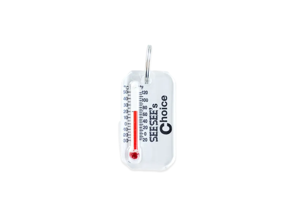 SEE SEE see see's choice Zip-O-Gage Thermometer "White"