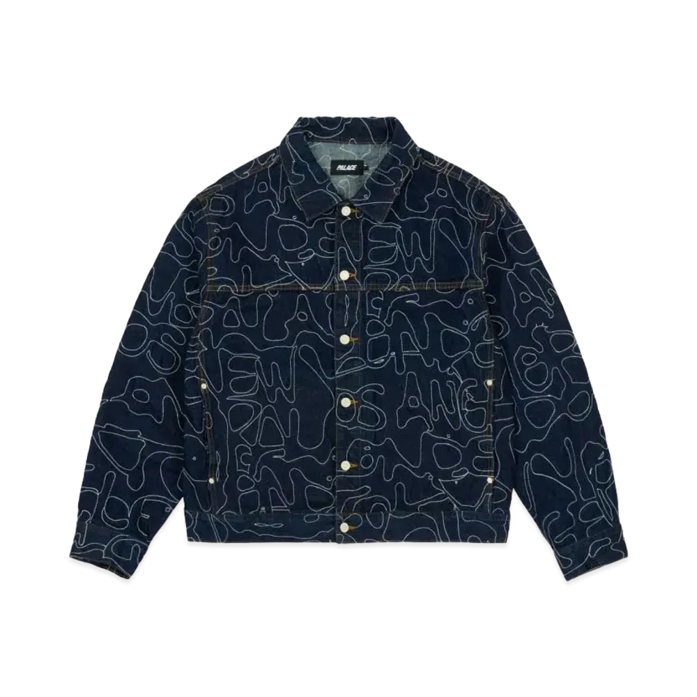PALACE Splat Denim Jacket "Indigo"