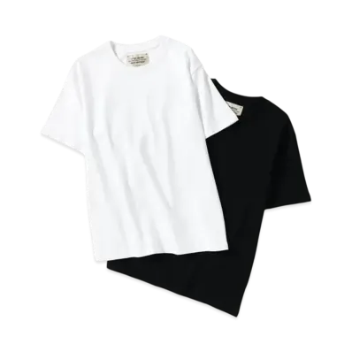 BEAMS FUTURE ARCHIVE Pack Tee "Black/White"