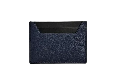 LOEWE Plain Cardholder In Soft Grained Calfskin "Ocean"