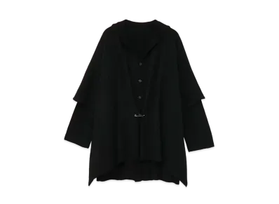 Yohji Yamamoto 10 G1 PLY PS CAPE CD A "Black"