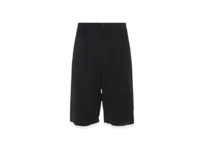 BALENCIAGA Linen Hem Shorts "Black"