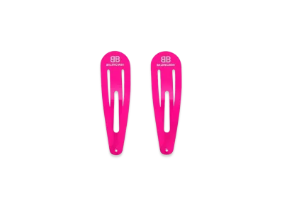 BALENCIAGA Holli XXL Snap Clip Set "Pink"