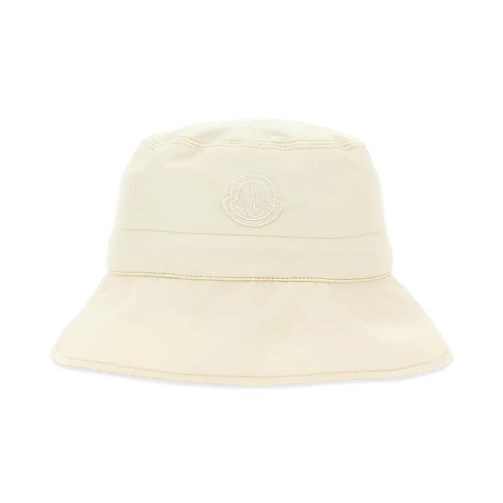 MONCLER Women's Bucket Hat With Logo "White"