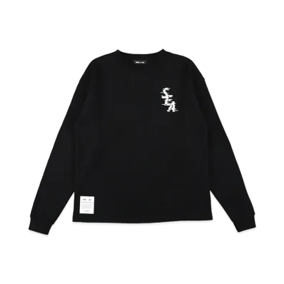 WIND AND SEA Glitch Thermal Tops "Black"