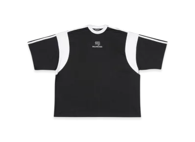 BALENCIAGA Sporty B Boxy Fit T-Shirt "Black White"