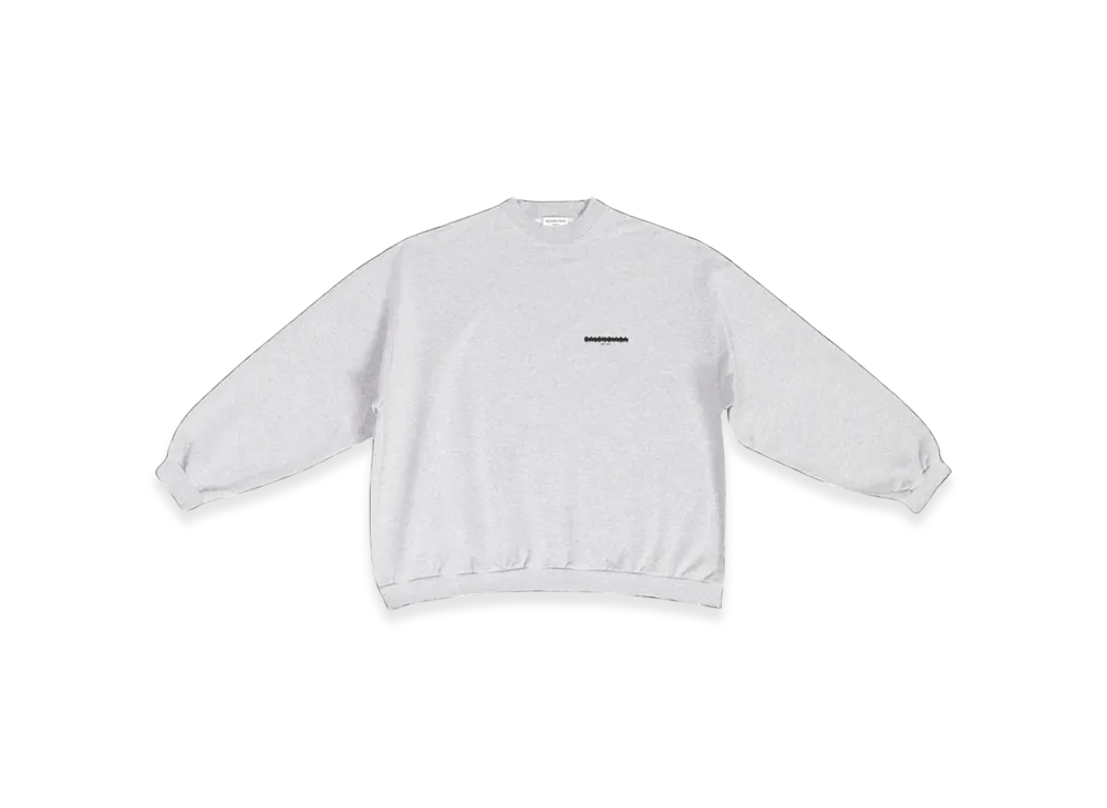 BALENCIAGA Strike 1917 Oversized Sweatshirt "Dark Grey"