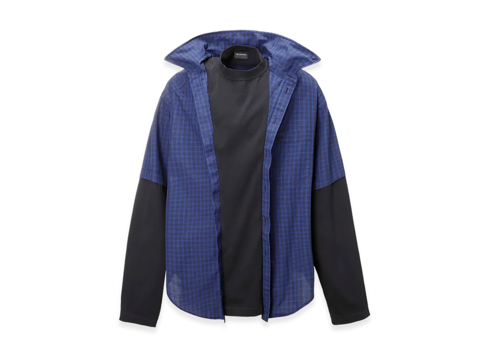 BALENCIAGA BB Icon Trompe Loeil "Navy Blue"