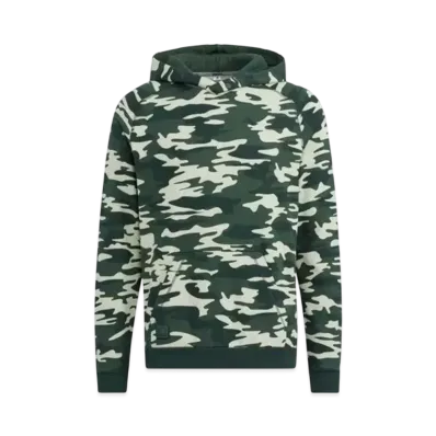 adidas Camo Pattern Print Long Sleeve Pullover Hoodie "Shadow Green Mel"